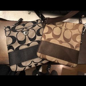Coach cross body purses